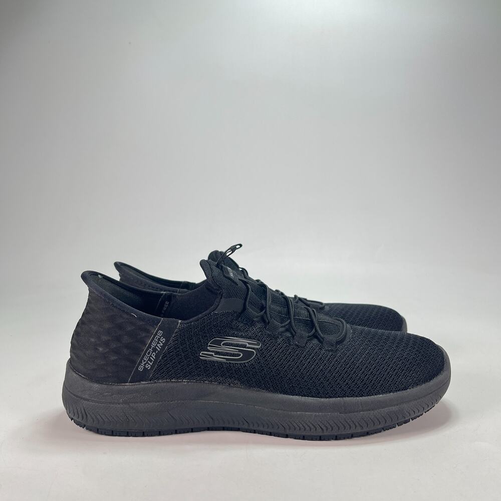 Skechers Work Hands Free Slip-ins Resistant Black 108144-Womens Size 7.5
